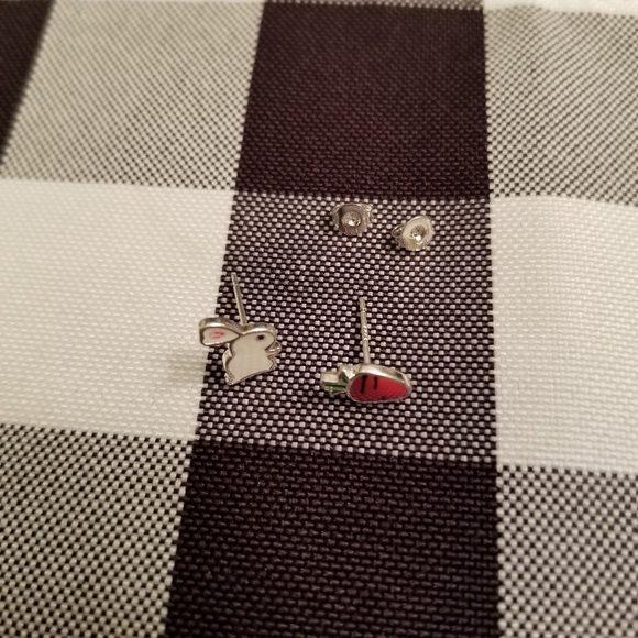🐰🥕Super Cute Bunny and Carrot earrings in SILVER - Picture 8 of 8